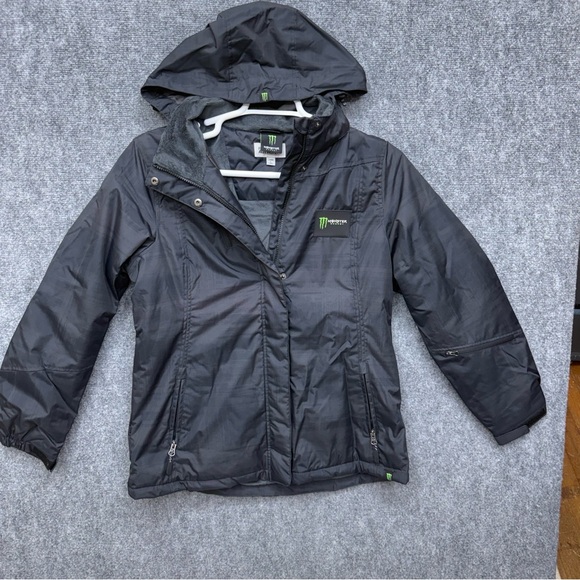 Port Authority Jackets & Blazers - Port Authority Monster energy drink coat jacket women's size L Large hooded